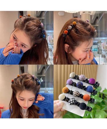 Shop Nalakey Double Retro Hair Clips - 6pcs Twist Braid Hairpins for Women & Girls | Perfect Double Pony Hairstyles - Buy Online on GoSupps.com
