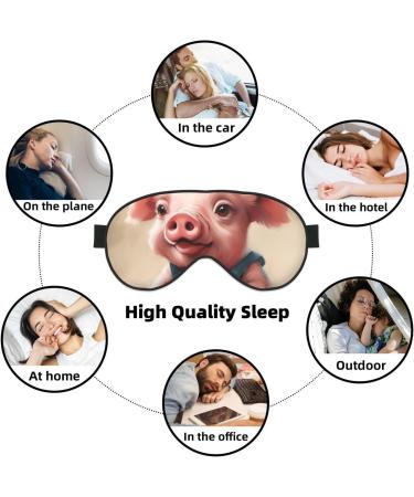 SSIMOO Naughty Pigs Baby Sleep Mask - Adjustable Breathable & Fashionable Eye Mask for Kids' Comfort | International Shipping Available - Buy Online on GoSupps.com