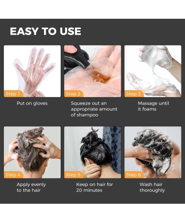 Buy 3 in 1 Black Hair Dye Shampoo - Gentle Gray Coverage & Herbal Ingredients | 17.6 Fl Oz - Buy Online on GoSupps.com