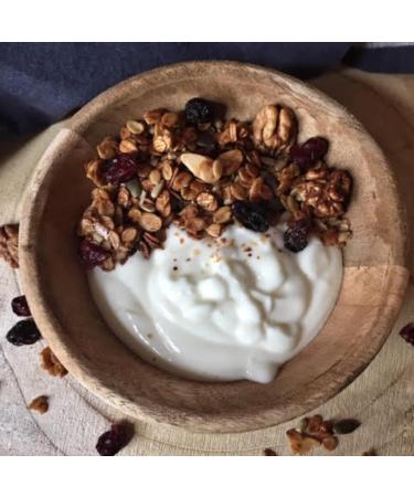 Granola au Chocolat Blanc et Fraises sans Gluten 1 5 kg - Cuit l'Huile d'Olive Vierge Extra - Produits Naturels - Production 100% Artisanale - Emballage Recyclable - La Newyorkina - Buy Online on GoSupps.com