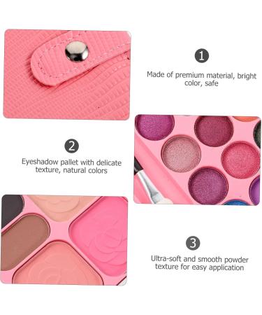 Beavorty 8pcs 33 Makeup Palette Eyeshadow Blush Pan Makeup Accessories Girls Eye Shadow Set Child Folding - Buy Online on GoSupps.com