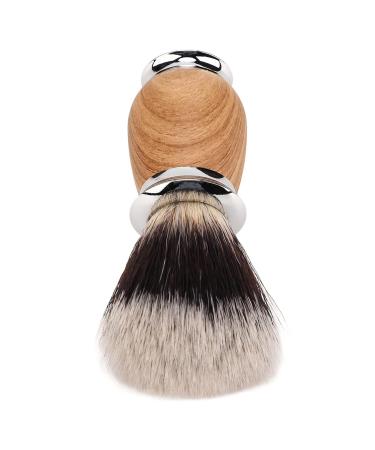 Professional Handmade Beard Razor Brush for Men | Soft Foam & Wooden Handle | Ideal Facial Care Tool for Home & Salon - Buy Online on GoSupps.com