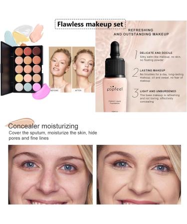 Professional Makeup Set | MKNZOME Essential Make Up Set with Surprise Box | Portable Travel Palette Gift Set | 50pcs - Buy Online on GoSupps.com