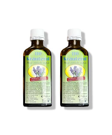 110 herbal oil - strong and vitalizing for body and mind - 100% natural herbal formula for massage body care and fragrance mediation. - Buy Online on GoSupps.com