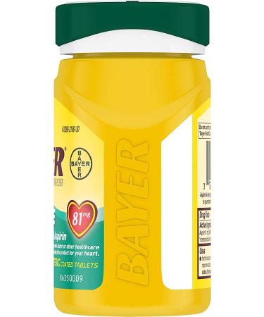 Bayer 81mg Aspirin: #1 Doctor Recommended Pain Reliever - 300 Count - Buy Online on GoSupps.com