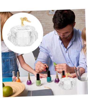minkissy nail cups manicure nail dish cup acrylic nail supplies nail dappen dish nail liquid holder nail dish cups dish for acrylic nails nail dish bowl thicken Glass Manicure tools - Buy Online on GoSupps.com