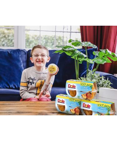 Dole Fruit Bowls Diced Peaches 16 Count 4 oz Cups - Fresh and Convenient Snack Option - Buy Online on GoSupps.com