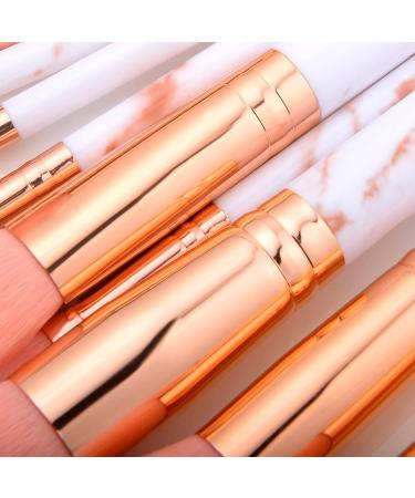 10-Piece Pink Kabuki Makeup Brush Set - Synthetic Eyeshadow Primer Powder Blush & Contour Brushes for Flawless Application | International Shipping - Buy Online on GoSupps.com