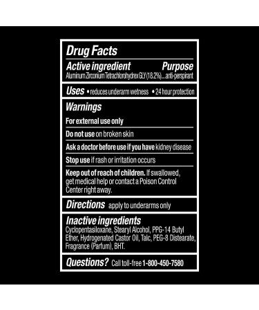 AXE Black Antiperspirant Deodorant Stick 2.7 Oz - Pack of 2 - Buy Online on GoSupps.com