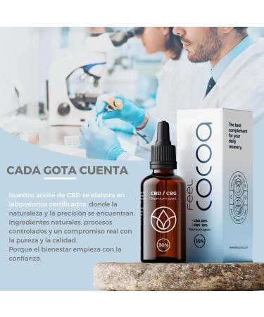  Feel Cocoa CBD Oil 30% (20% CBD + 10% CBG) by Feel Cocoa 30ml Made entirely organically and sustainably to help muscle processes - Buy Online on GoSupps.com