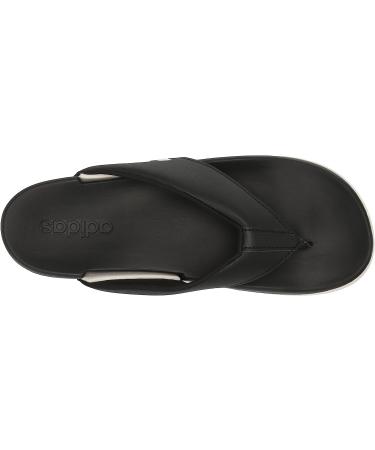 adidas Women's Adilette Comfort Slide Sandal - Black/White - Size 8 - Buy Online on GoSupps.com