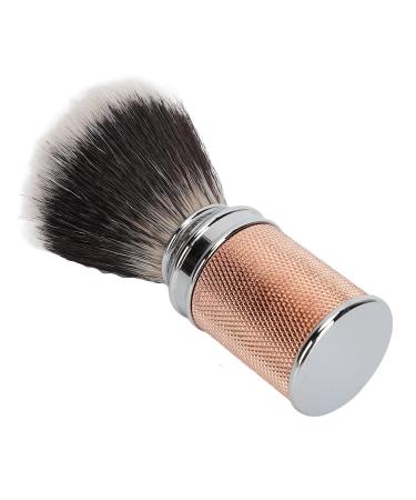 Premium Rose Gold Shaving Brush | Nylon Beard Brush with Curved Handle & Synthetic Foam - International Shipping - Buy Online on GoSupps.com