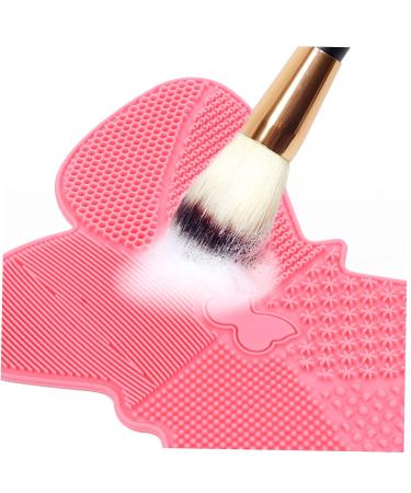Buy Silicone Scrub Pad for Makeup Cleaning | Beauty Tool & Cosmetic Brush Cleaner - 23x17cm Pink - Buy Online on GoSupps.com