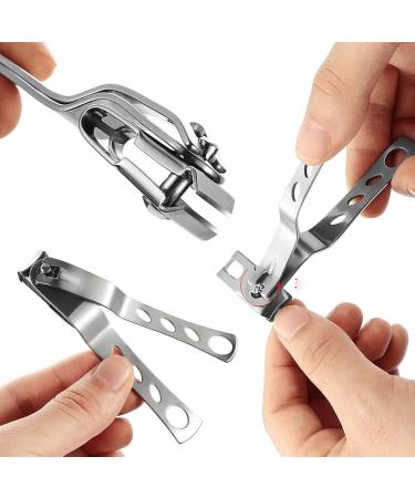 SVAASA Nail Clippers Stainless Steel Nail Clipper 360 Degree Rotating Cutter Head Nail Clipper Single Large Opening Nail Clipper Set Nail Decoration Tool - Buy Online on GoSupps.com