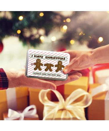 I Hate Christmas Bar Soap - Unique Gag Gift for Adults Coffee Infused Stocking Stuffer - Perfect December Birthday Present - Buy Online on GoSupps.com