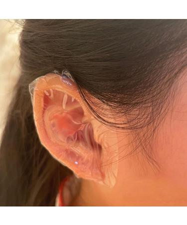 Waterproof Baby Shower Ear Covers - 50PCS Silicone Ear Protectors for Swimming & Bathing - Buy Online on GoSupps.com