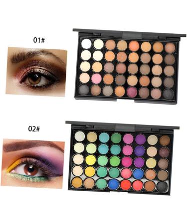 Beavorty 3pcs 40 Cosmetic Ladies for Multicolor Makeup Eyeshadow Combination Smoky Eye Lustre Colors Matte 1 count (Pack of 1) As Shownx3pcs - Buy Online on GoSupps.com