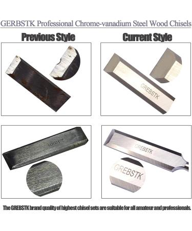 GREBSTK 4 Piece Wood Chisel Tool Sets Sturdy Chrome Vanadium Steel Chisel Woodworking Tools with Leather Bag  4PCS  1/4 inch 1/2 inch 3/4 inch 1 inch Regular Size Grip - Buy Online on GoSupps.com