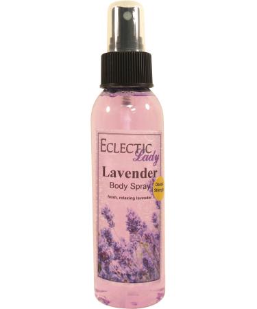 Lavender Body Spray (Double Strength) 4 ounces Body Mist for Women with Clean Light & Gentle Fragrance Long Lasting Perfume with Comforting Scent for Men & Women Cologne with Soft Subtle Aroma 4 Fluid Ounces (Double Strength)