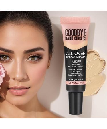 Blemish Concealer Face Concealer Lightweight waterproof eye concealer 12G Eye primer liquid foundation cosmetic for all day wear 20 Light nude B - Buy Online on GoSupps.com