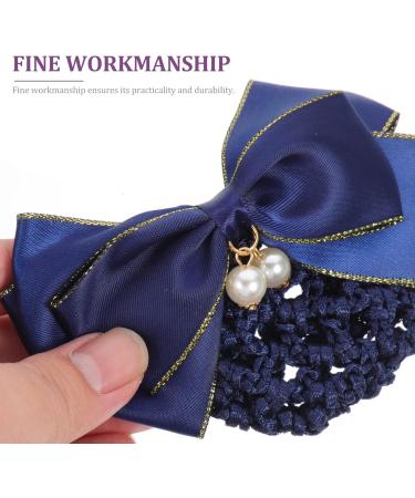 LALAFINA Hairpin Bowknot Hair Accessory Bow Bun Hair Net Barrette Bun Cover Hairnet Bun Cover Bow Bun Hair Cover Bowknot Hair Tie Hair Nets for Women Hair Set Bow Tie Fabric - Buy Online on GoSupps.com