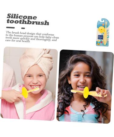 Minkissy 5-Pack Children s Toothbrush Set - Travel-Friendly Baby Toothbrush Accessories - Food-Grade Silicone Infant Products - Buy Online on GoSupps.com