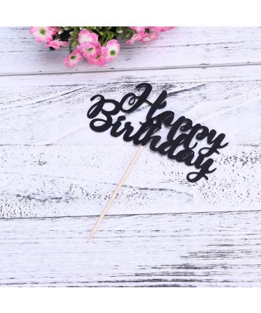 BESTOYARD 2 Sets Cake Toppers Glitter High Heel Shape Cupcake Toppers for Happy Birthday Party Decor (Red) - Buy Online on GoSupps.com