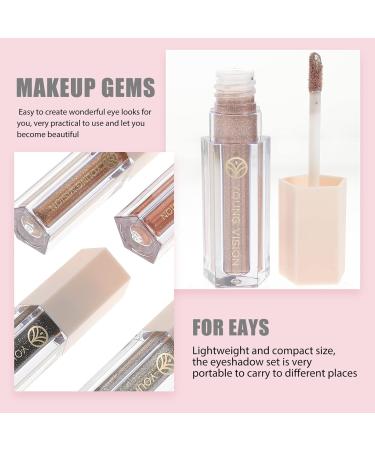 Outanaya 6pcs Eye Shadow Set Korean Glitter Eyeshadow Liquid Eyeshadow Miss Highlighter Pearlescent 1 count (Pack of 1) As Shown - Buy Online on GoSupps.com