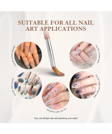 Premium #20 Sable Kolinsky Acrylic Nail Brush - Perfect for Nail Art & Manicure Tools | Zobelhaar Wooden Nail Polish Brush - Buy Online on GoSupps.com