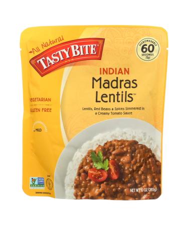 Tasty Bite Entree - Indian Cuisine - Madras Lentils - 10 oz - case of 6 - Gluten Free
