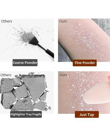 Rosarden Fairy Pink Highlighter Powder Stick for Face & Body - Glitter Makeup Stick for Enhancing Facial Contours - Buy Online on GoSupps.com