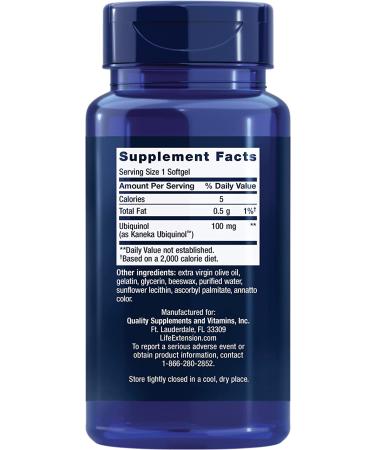 Life Extension Super Ubiquinol CoQ10 100 mg - 60 Softgels | Premium Heart Health & Energy Support - Buy Online on GoSupps.com