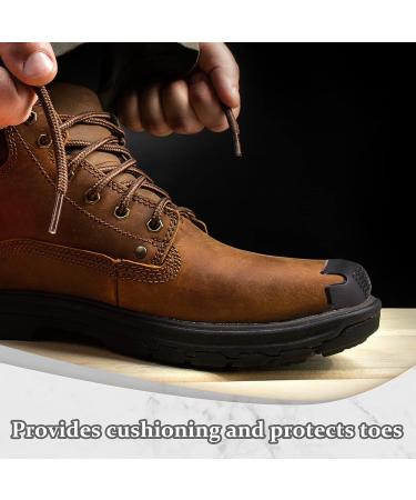 Jadive 6 Pack Boot Toe Guards - Easy Application Work Shoe Toe Protectors with Sandpaper - Buy Online on GoSupps.com