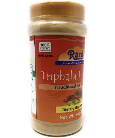 Rani Triphla Powder 7oz (200g) - All Natural Vegan Dietary Supplement - Buy Online on GoSupps.com