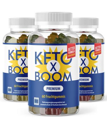 Ketoxboom Gummies - Ketoxboom Gummies - 60 pieces per can | Fruit gummies | natural plant flavor 3x