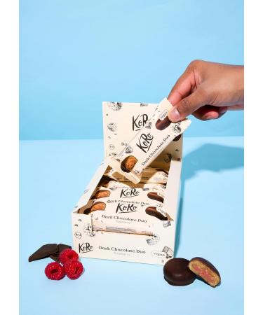 KoRo - Bouch es framboise chocolat noir bio 12 x 2 x 20 g - Avec une garniture fruit e la framboise - Enrob es de chocolat noir - Vegan - Buy Online on GoSupps.com