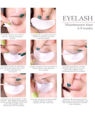 Lash Lift Kit & Brow Lamination Kit 2 in 1 Lash & Eyebrow Perm Kit with Brow Brush Semi-Permanent DIY Perm Kit for Lashes Brows for Home DIY Salon Result Lasts 6-8 Weeks #4 - Buy Online on GoSupps.com