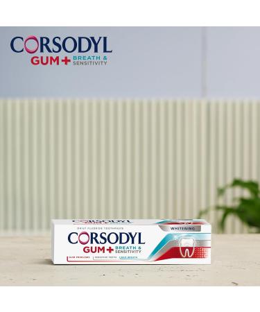 Corsodyl Gum+ Breath & Sensitivity Whitening Toothpaste 75ml - Pack of 1 - Buy Online on GoSupps.com
