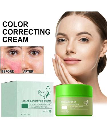 Color Correcting Cream Hydrating Color Correcting Cream Green Corrector for Redness Anti Redness Cream for Face Lighten Spots Soothing Facial Cream Dark Spots Soothing Face Cream Green Concealer - Buy Online on GoSupps.com
