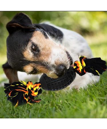 Durable Dog Chew Toys 6 Pack - Cotton Rope & Rubber Balls - Indestructible Toy for Small, Medium, Large Dogs - Tug of War & Fetching - Puppy Teething Toy & Boredom Gift - Buy Online on GoSupps.com