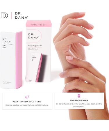 Dr. Dana Nail Buffing Block Set - Smooth Shine & File Natural Nails | 3 Sided Grit + Replacement Grits | Perfect for Fingernail & Toe Care - Buy Online on GoSupps.com