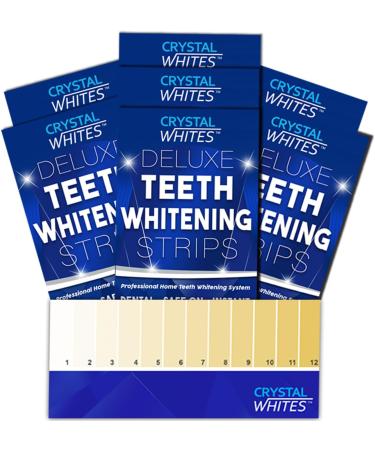Teeth Whitening Kit & Whitening Strips + LED Light Activator | 50 Whitening Sessions | 8X3ml Gels | Crystal Strips | UK Approved Formula | Safe On Teeth & Gums | Home Stain Remover Dental Kit - Buy Online on GoSupps.com