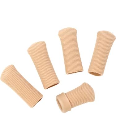 Closed Toe & Finger Fabric Sleeve Protectors with Gel Lining - Prevent Corns, Calluses, Blisters, Ingrown Toenails, Bunions, Hammer Toes - Size 6 Medium - Buy Online on GoSupps.com