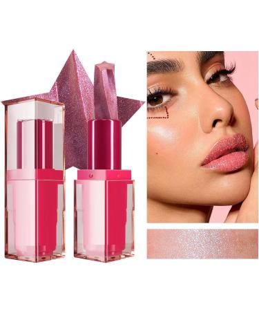 Glitter lipstick for women - Waterproof moisturizing lip balm long-lasting sparkling lipstick moisturizing makeup stick for parties and birthdays - Buy Online on GoSupps.com
