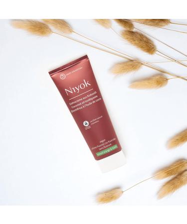 Niyok Organic Coconut Oil Toothpaste - Blood Orange & Basil (3 x 75ml) | Natural Fluoride-Free Vegan | Intensive Care for White Teeth & Gum Protection - Buy Online on GoSupps.com