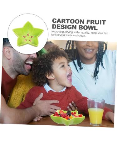 CIYODO 1pc Fruit Bowl Pasta Noodles Baby Food Containers Ceramic Bowl High Heel Toddler Hand-Pulled Noodle - Buy Online on GoSupps.com