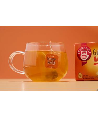 Teekanne World of Ginger and Mango Herbal Infusion Tea with Fennel Rooibos and Black Pepper 20 Teabags - Buy Online on GoSupps.com