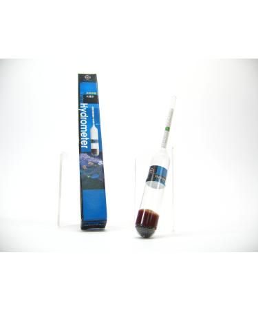 Aquarium Equip UP Glass Saltwater Hydrometer - Reef Soft Coral Salinity Marine Fish Shrimp sea