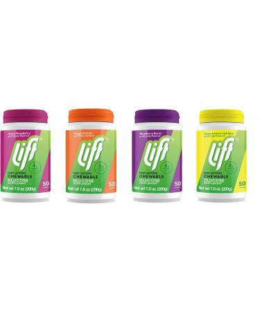 Lift Fast-Acting Raspberry Glucose Energy Tablets - 50 Count Jar - Buy Online on GoSupps.com