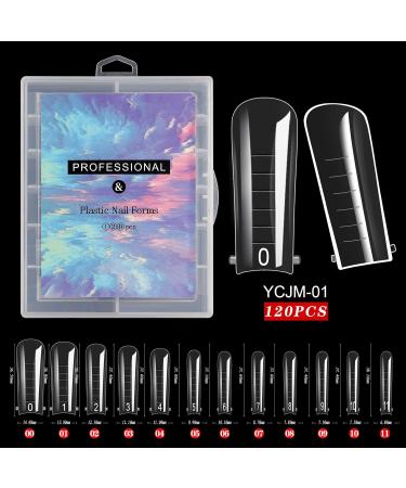 FEIlei Dual-Nail Forms Clear Nail Extension Tips Nail Gel Forms DIY Nails Manicure Tool B - Buy Online on GoSupps.com